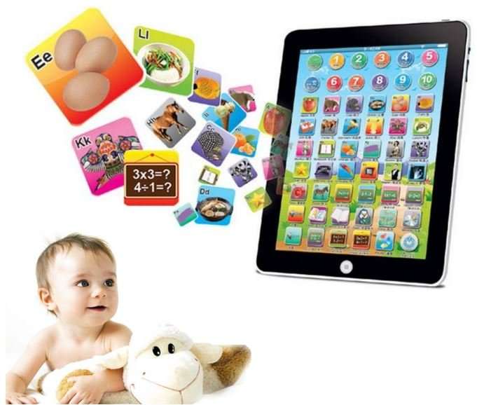 Children`s Touch Learning Education Y-Pad Tablet With Music, Words, Numbers, Questions...