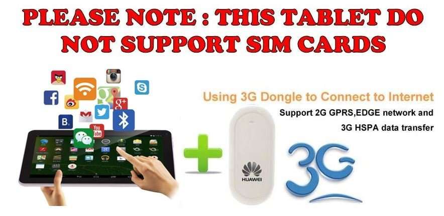 7" Super Fast Quad Core, Android 4.4., 8GB, Dual Cameras, Wi-Fi, Bluetooth etc.