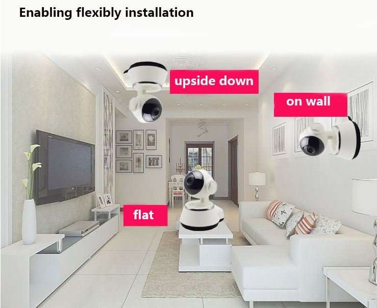 WI-FI Wireless Two-Way Intercom Camera With Motion Detection & Alarm, Support SD Card etc.