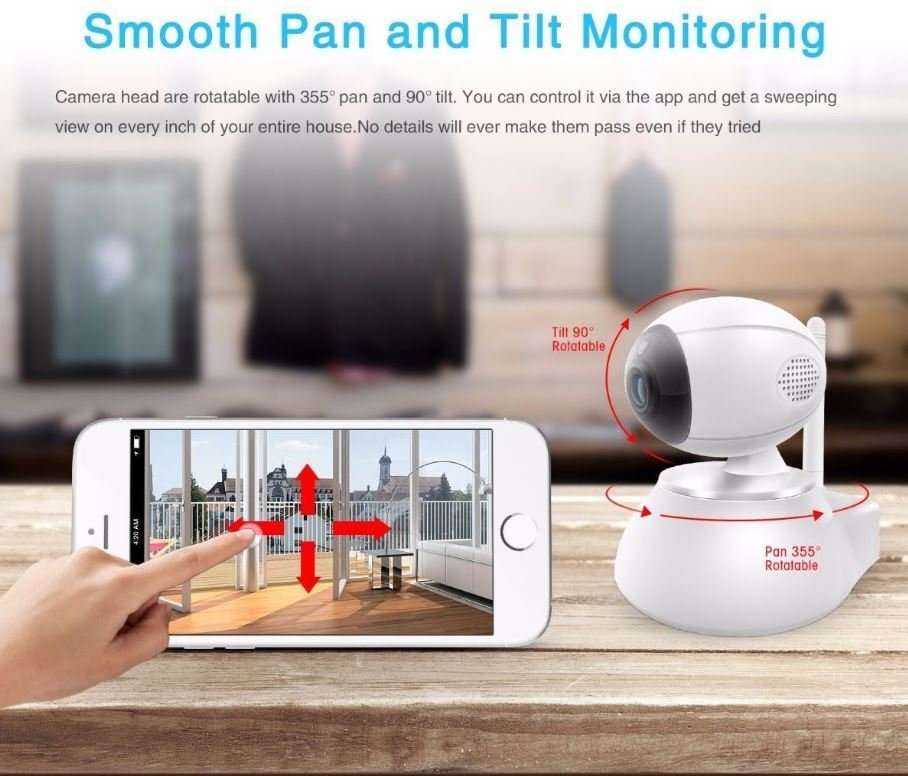 WI-FI Wireless Two-Way Intercom Camera With Motion Detection & Alarm, Support SD Card etc.