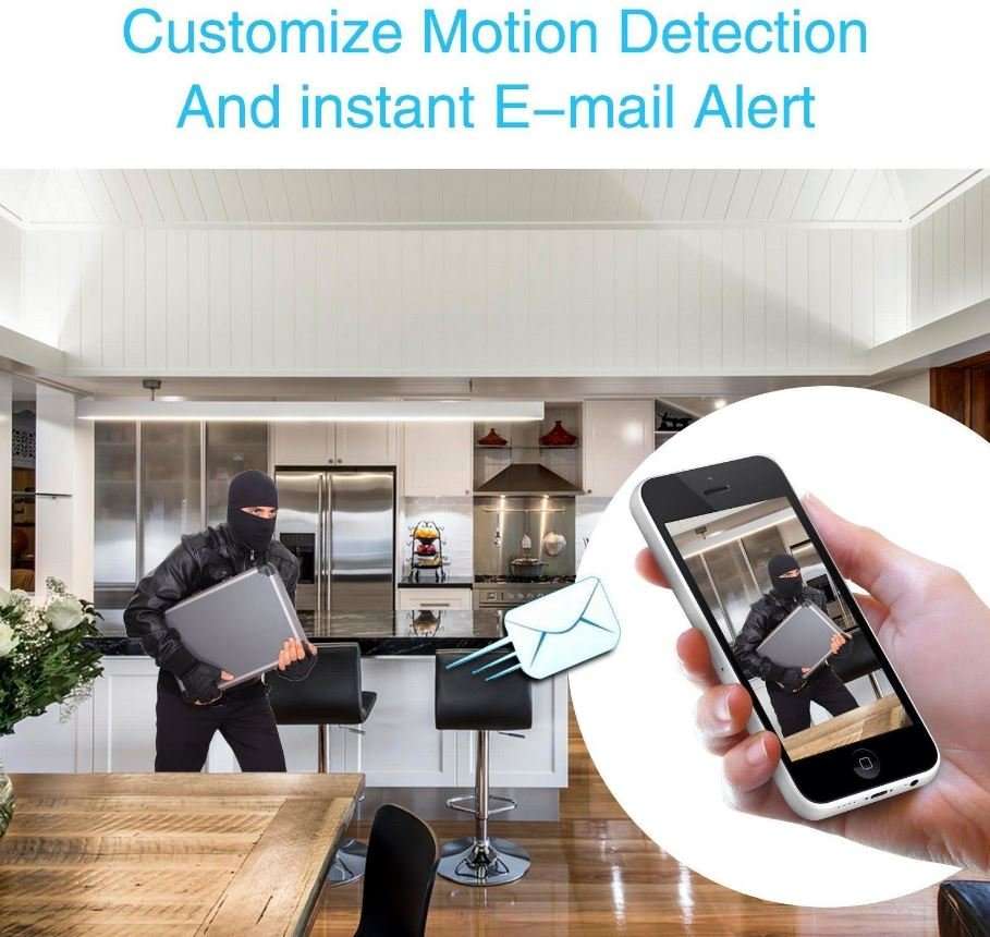 WI-FI Wireless Two-Way Intercom Camera With Motion Detection & Alarm, Support SD Card etc.