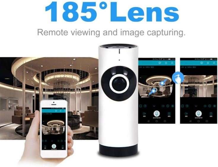 WI-FI Wireless Two-Way 360 Degree Intercom Camera With Motion Detection & Alarm, Support SD Card etc