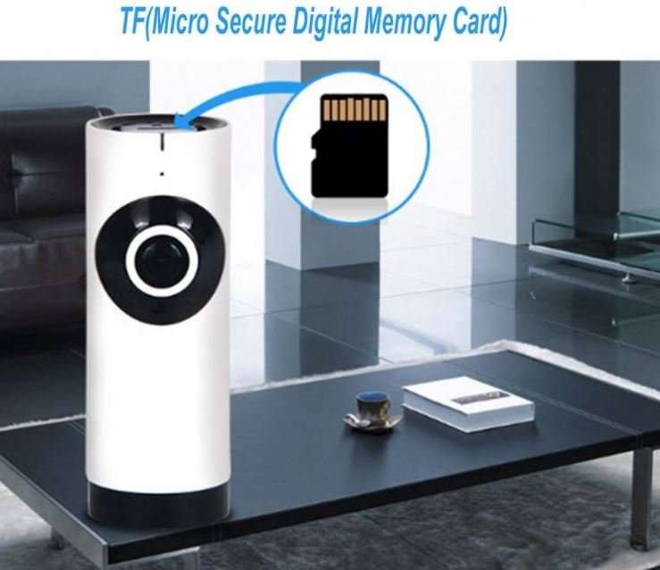 WI-FI Wireless Two-Way 360 Degree Intercom Camera With Motion Detection & Alarm, Support SD Card etc