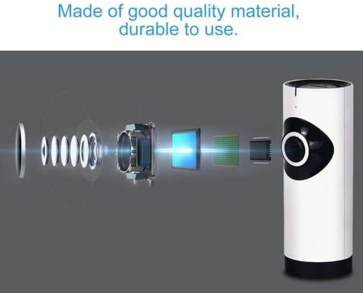 WI-FI Wireless Two-Way 360 Degree Intercom Camera With Motion Detection & Alarm, Support SD Card etc