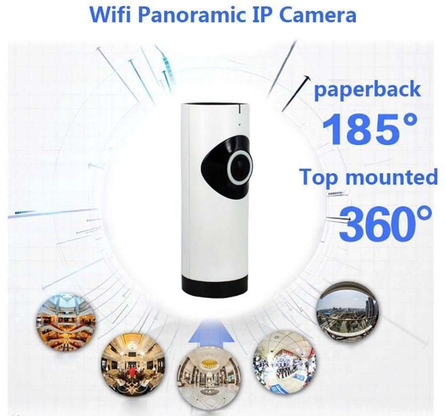 WI-FI Wireless Two-Way 360 Degree Intercom Camera With Motion Detection & Alarm, Support SD Card etc
