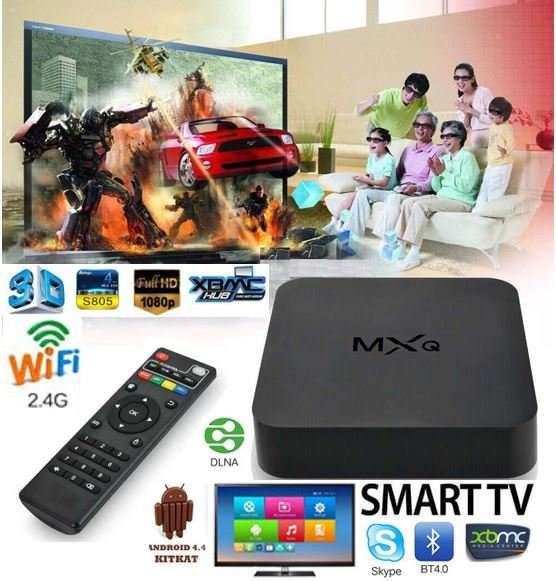 Android TV BOX - MXQ, Quad Core, 3D, etc. With Remote - Turns Your TV Into a Smart Media Center