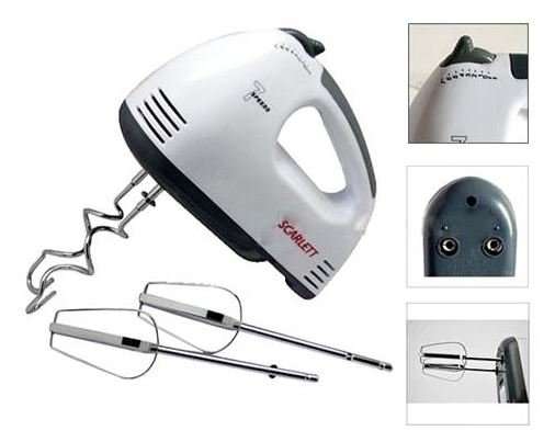 Powerful 180W Electric Mixer - 7 Speed Settings Including Turbo Speed, Perfect to whisk, Mix & Knead