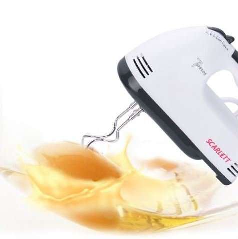 Powerful 180W Electric Mixer - 7 Speed Settings Including Turbo Speed, Perfect to whisk, Mix & Knead