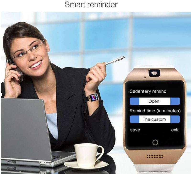 Smart Watch Phone, SIM CARD, Bluetooth, Camera, Sleep Monitor, SD Card, Pedometer etc.