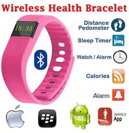 Bluetooth Smartwatch & Fitness Bracelet with Pedometer for Samsung & Android Phones