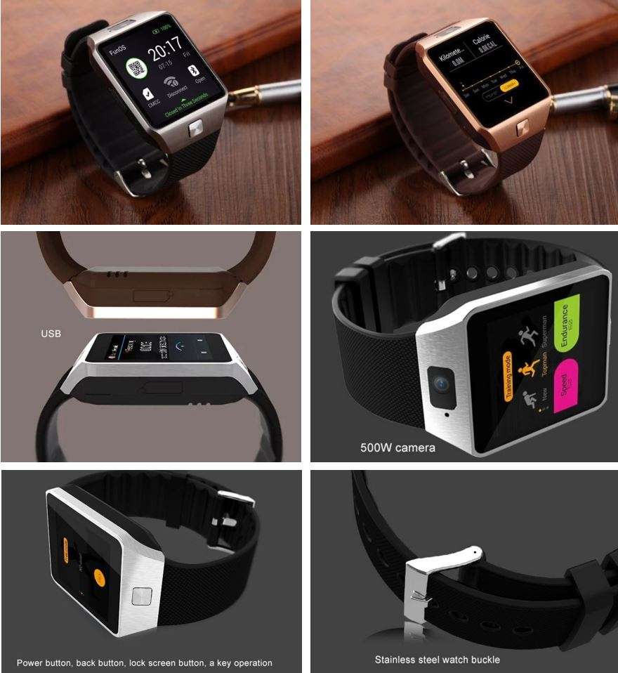 Original ANDROID Smart Watch Phone - 4 GB, WI-FI , SUPPORT 3G NETWORK WCDMA, Dual Core, Pedometer...
