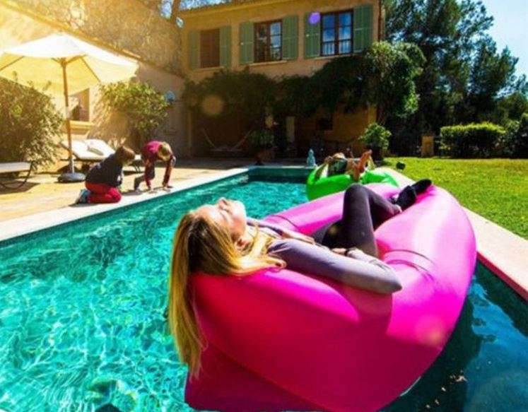 Waterproof Lazy Lounger Air Sofa - Compact, Light weight in Bag - Use Almost Anywhere