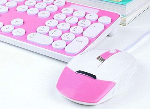 Super Slim 2.4 Ghz Wireless Keyboard, Mouse, Silicone Protective Skin & USB Receiver Combo