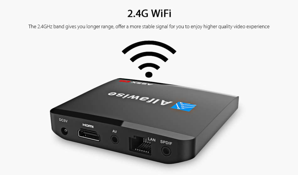 Alfawise A95X R1 Quad Core, Ultra HD 4K, Android 6 TV Box With Remote