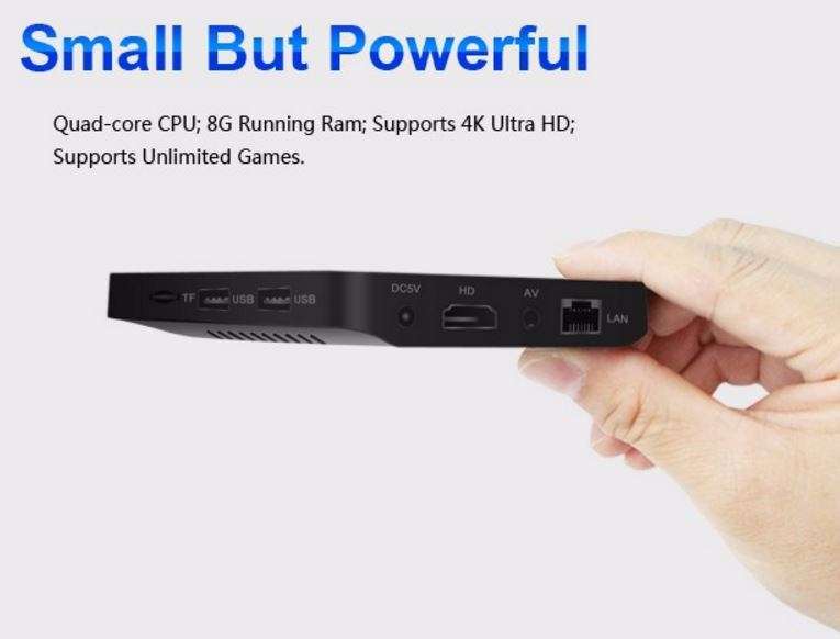 Alfawise A95X R1 Quad Core, Ultra HD 4K, Android 6 TV Box With Remote