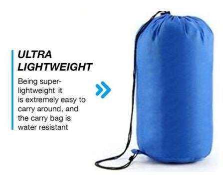 Waterproof, Warm & Lightweight Sleeping Bag - Travel Light & Sleep Comfortably