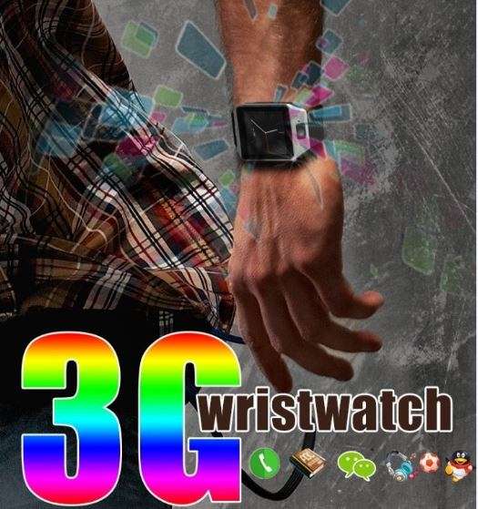 Original ANDROID Smart Watch Phone - 4 GB, WI-FI , SUPPORT 3G NETWORK WCDMA, Dual Core, Pedometer...