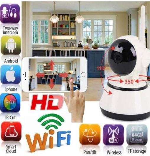 HD WIFI Smart Net Two-Way Intercom Camera With Motion Detection & Alarm, Support SD Card etc.