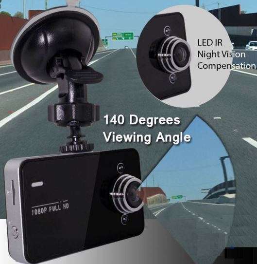2.4" Full HD DVR Camera & Cam Recorder For Vehichle, Motion Detection. G-Sensor, Night Vision