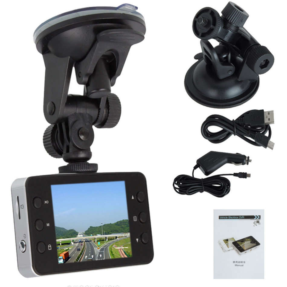 2.4" Full HD DVR Camera & Cam Recorder For Vehichle, Motion Detection. G-Sensor, Night Vision