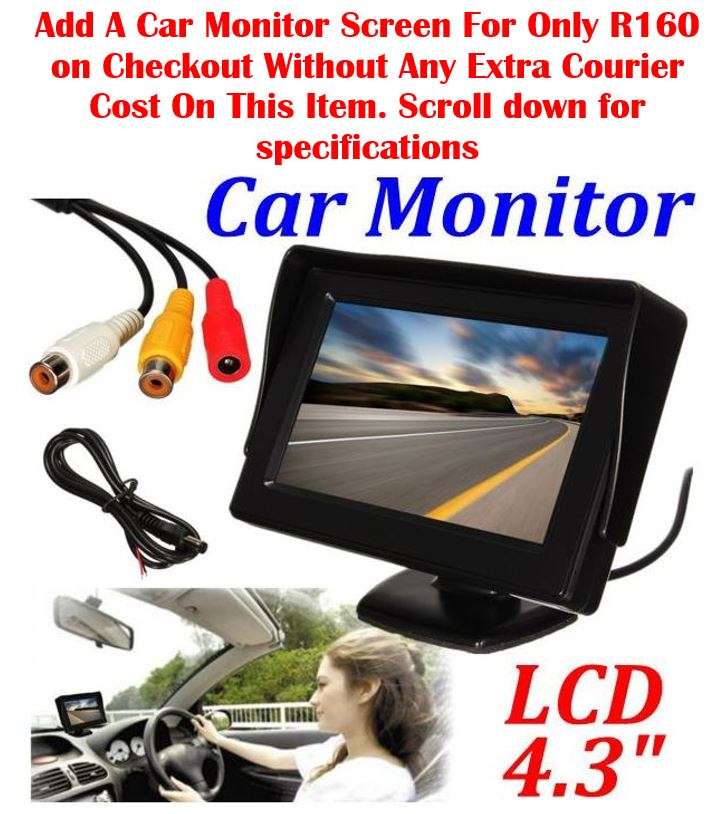 Parking Sensor Kit With Alarm, Control Box, LED Display Indicator & 4 LED Parking Sensors