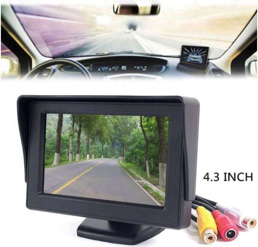 4.3" TFT LCD Colour Vehicle DVD Player & Rear view Monitor With Rotatable Screen