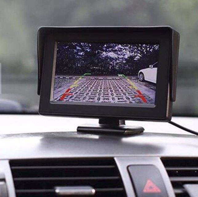 4.3" TFT LCD Colour Vehicle DVD Player & Rear view Monitor With Rotatable Screen