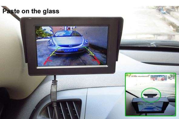 4.3" TFT LCD Colour Vehicle DVD Player & Rear view Monitor With Rotatable Screen