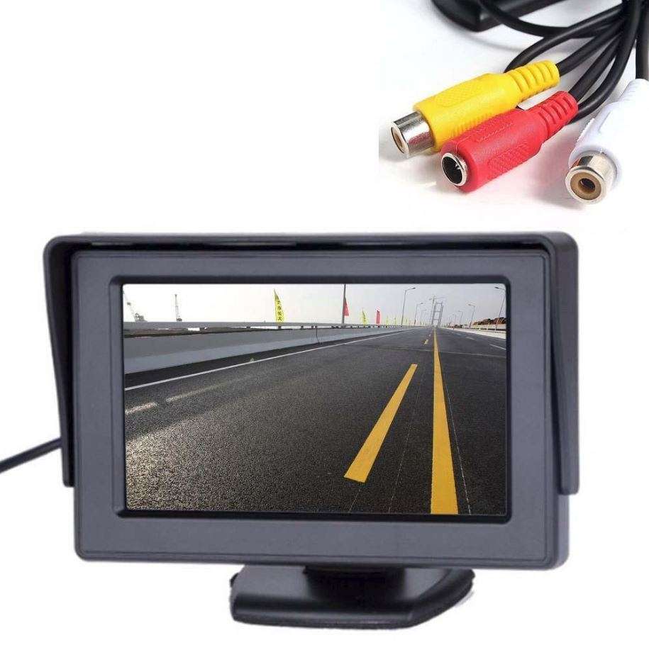 4.3" TFT LCD Colour Vehicle DVD Player & Rear view Monitor With Rotatable Screen