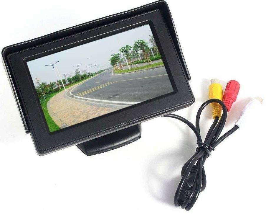 4.3" TFT LCD Colour Vehicle DVD Player & Rear view Monitor With Rotatable Screen