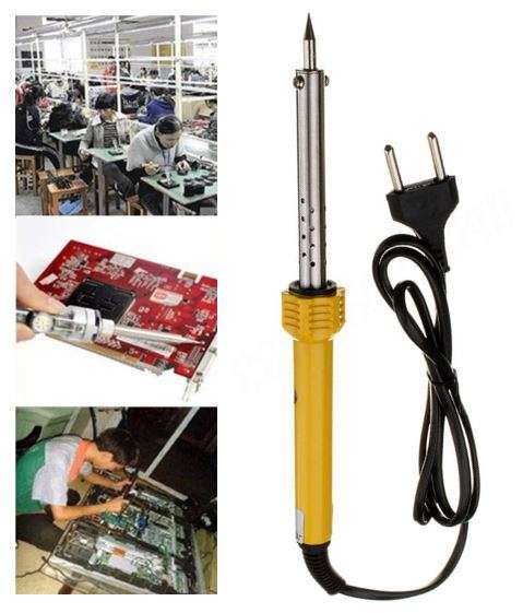 COMBO DEAL - 60W Soldering Iron AC 220V PLUS Digital Multi-Meter AC DC Voltage