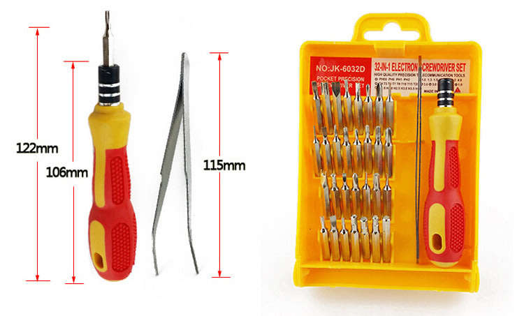 8 Piece Combination Tool Set PLUS 32 Piece Precision Screwdriver & Bit Set - Quality Carbon Tools