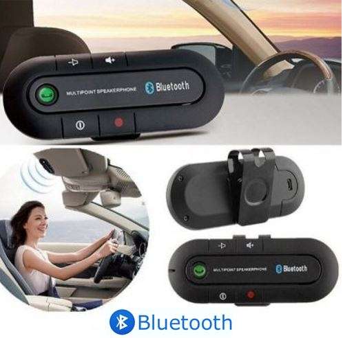 Sun Visor Bluetooth MP3 Music Player Speakerphone & Bluetooth Hands free Phone Car Kit