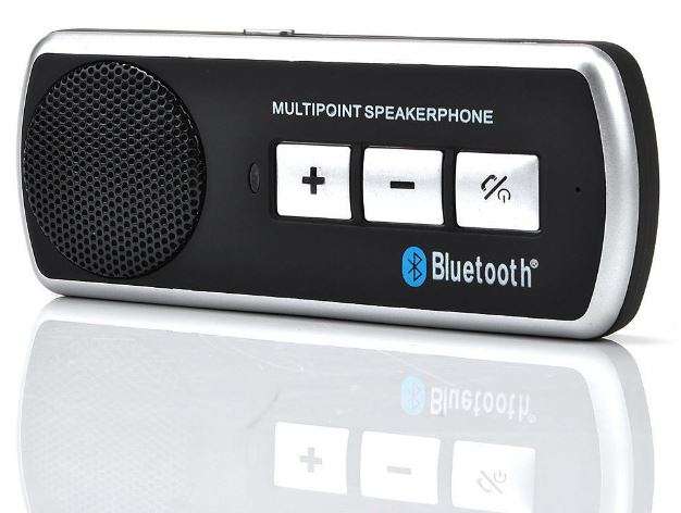 Bluetooth Multi-point Hands-Free Visor Car Kit, Integrated with Echo Cancellation & Noise Suppressor