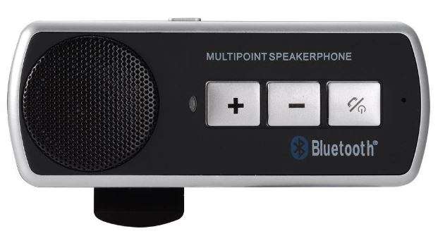 Bluetooth Multi-point Hands-Free Visor Car Kit, Integrated with Echo Cancellation & Noise Suppressor