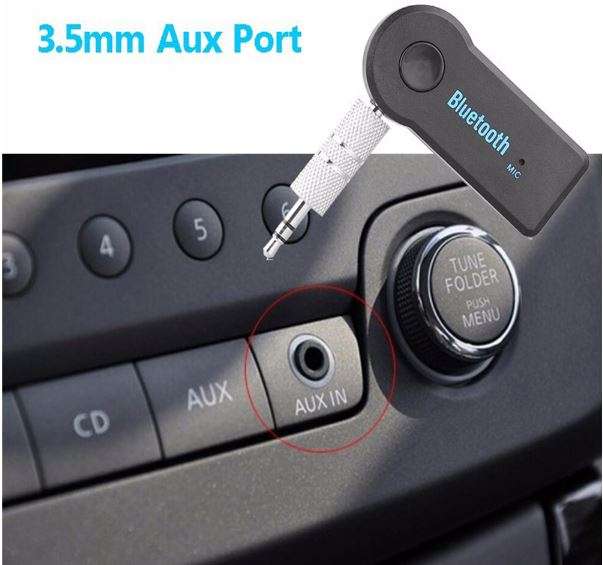 Bluetooth Hands Free Receiver -Stream Music to Any Device With an Auxiliary Input or Hand Free Calls