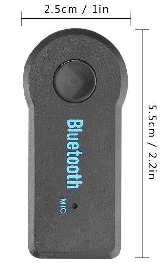 Bluetooth Hands Free Receiver -Stream Music to Any Device With an Auxiliary Input or Hand Free Calls