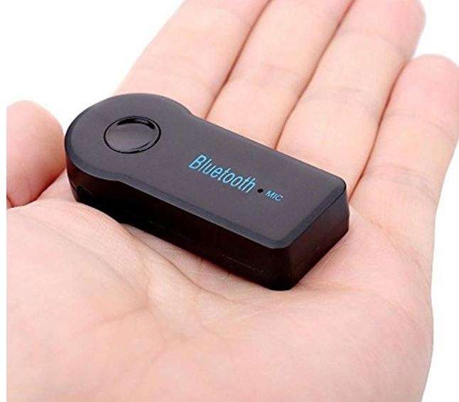 Bluetooth Hands Free Receiver -Stream Music to Any Device With an Auxiliary Input or Hand Free Calls