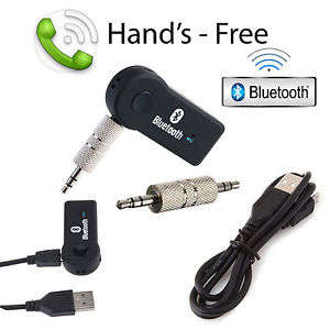 Bluetooth Hands Free Receiver -Stream Music to Any Device With an Auxiliary Input or Hand Free Calls
