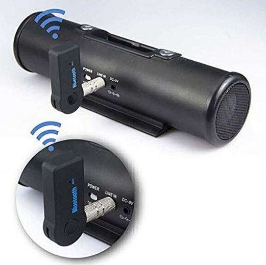 Bluetooth Hands Free Receiver -Stream Music to Any Device With an Auxiliary Input or Hand Free Calls