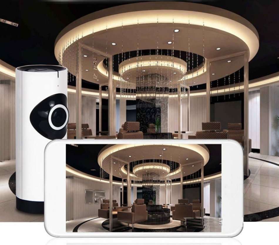 WI-FI Wireless Two-Way 360 Degree Intercom Camera With Motion Detection & Alarm, Support SD Card etc