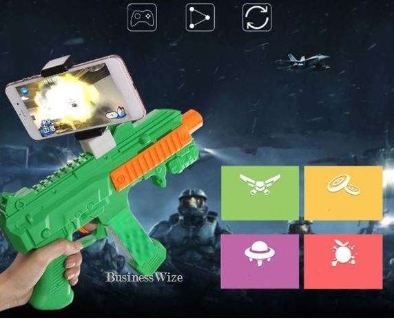 Bluetooth AR Game Gun - Download Application & Games, Compatible With iPhone & Android Phones