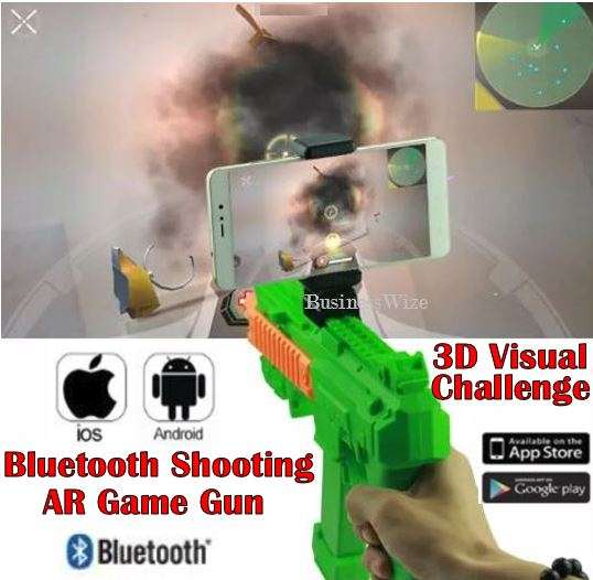 Bluetooth AR Game Gun - Download Application & Games, Compatible With iPhone & Android Phones