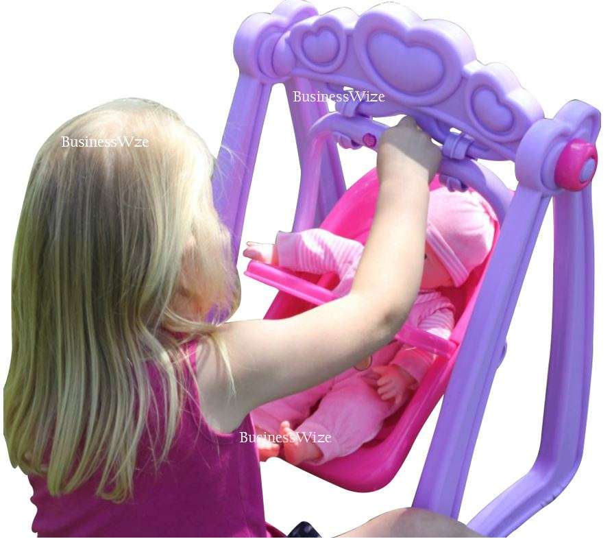 Cute Crying Baby Doll in Swing & Detachable Car Seat With Music & Lights