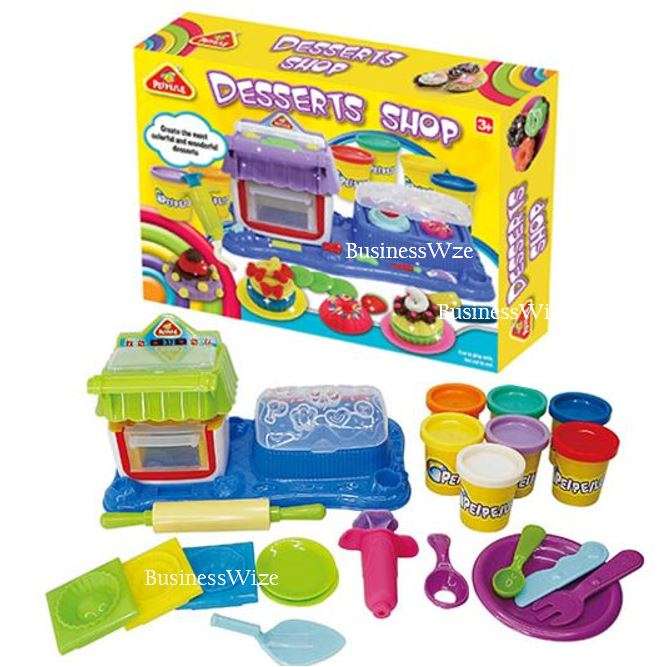 Desserts Shop Dough Set - Designed to Develop Children's Creativity, Imagination & Hands-on Skills