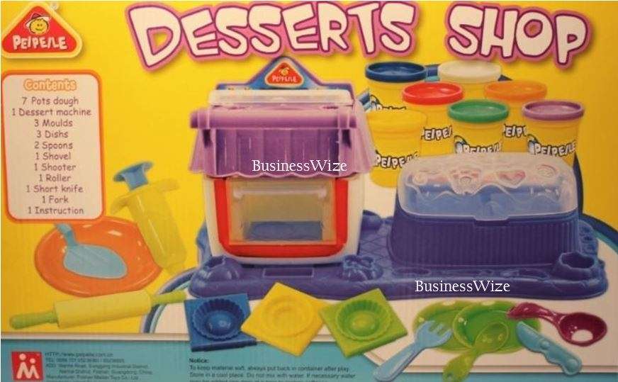 Desserts Shop Dough Set - Designed to Develop Children's Creativity, Imagination & Hands-on Skills