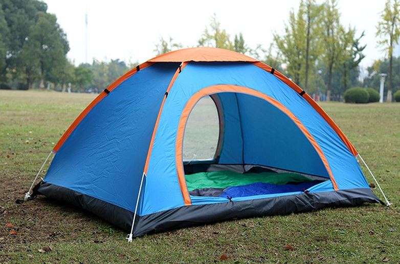 2 Man Tent in Zipper Bag - Lightweight & Easy to Install (200 X 150 X 110 cm)