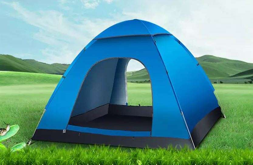 4 Man Tent in Zipper Bag - Lightweight & Easy to Install (200 X 220 X 135 cm)