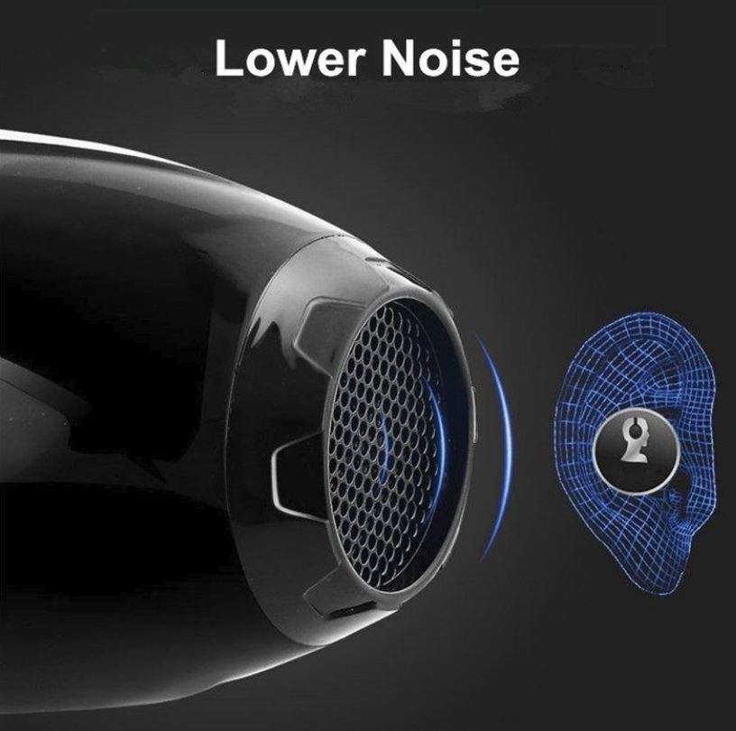 6 IN 1 - 4000W Professional Hair Dryer - Heavy Duty, Extreme Power, 3 Heat Settings & Silent Design