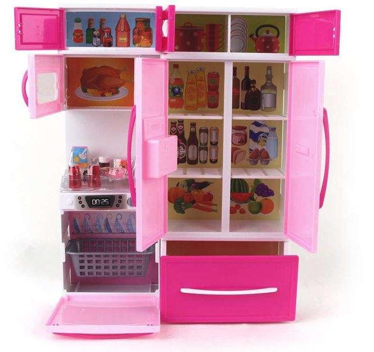 Modern Kitchen Play Set With Opening Doors, Sound & Light